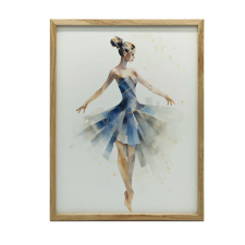  VÁSZONFESTMÉNY FALRA A BALTRUHA TÁNC ELEGÁNCIÁJA 70x100 CM KERET NÉLKÜL grafika, keretezett kép