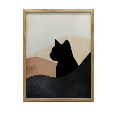 VÁSZONFESTMÉNY KERET NÉLKÜLI FAL CAT DOMBOKHOZ 50x70 CM grafika, keretezett kép