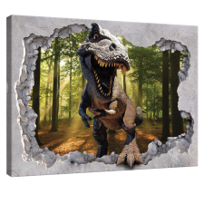 Vászonkép Dinoszaurusz 3D grafika, keretezett kép