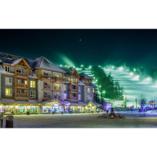  Vászonkép, MÉDIA, Szálloda a pálya mellett, 105 x 70 cm grafika, keretezett kép