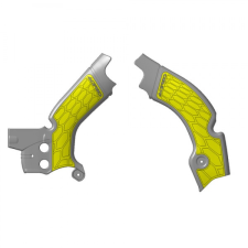 vázvédő - X-Grip - SUZUKI RMZ 250/450 2018-2022 - szürke/sárga egyéb motorkerékpár alkatrész