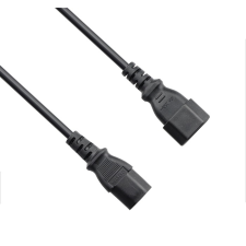 VCOM CE001 220V hálózati tápkábel hosszabbító 1.8m (CE-001) kábel és adapter