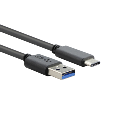 VCOM CU-401 USB C 3.1 - USB 3.0 (apa - apa) kábel 1m - Fekete (CU-401) kábel és adapter