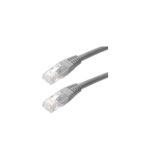 VCOM UTP CAT5e patch kábel 3m Szürke kábel és adapter