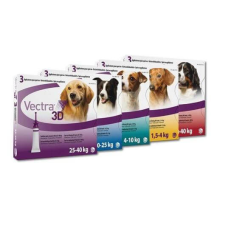  Vectra 3D 1,5 – 4 kg – 1x élősködő elleni készítmény kutyáknak
