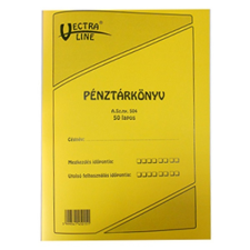 VECTRA-LINE Nyomtatvány pénztárkönyv a/4 50 lapos nyomtatvány