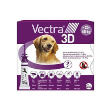 Vectra Vectra 3D 25-40 kg L 3 db élősködő elleni készítmény kutyáknak