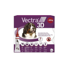 Vectra Vectra 3D 40-66 kg XL 3 db élősködő elleni készítmény kutyáknak