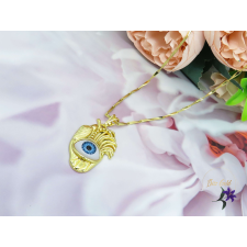  Védelmező szem medálos nyaklánc -14K nyaklánc
