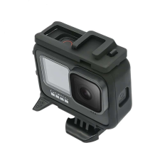 Védőkeret, Surewo, kompatibilis a GoPro Hero 12-vel, hidegcipő-rögzítő rendszerek, fekete sportkamera kellék