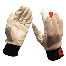  védőkesztyű bőr tenyér,sztreccs kézfej GUIDE 43 (10) - JKH