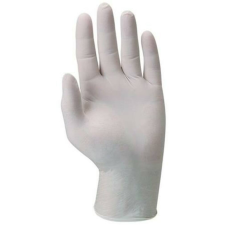 . Védőkesztyű, egyszer használatos, latex, XL/12-es méret, púderezett (ME954) védőkesztyű
