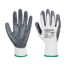  Védőkesztyű PU tenyérmártással nylon méret: S szín: szürke-fehér A310 Portwest védőkesztyű
