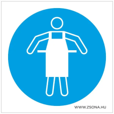  Védőkötény használata kötelező! biztonságtechnikai eszköz