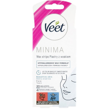 Veet Minima Hypoallergenic Wax Strips Face 20 db szőrtelenítés