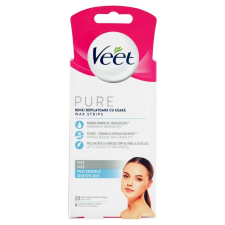 Veet Pure Hideggyanta szalagok arcra érzékeny bőrre 20db szőrtelenítés