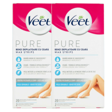 Veet Pure Hideggyanta szalagok érzékeny bőrre 2x20db szőrtelenítés