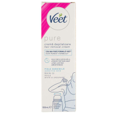Veet Pure Szőrtelenítő krém érzékeny bőrre 100ml szőrtelenítés