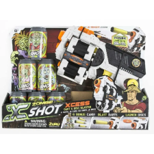 VEGA IMPEX X-Shot Zombie Xcess - Forgótáras szivacslövő játékpisztoly szett katonásdi