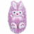Vega Toys Nyiszi Nyuszi interaktív plüss, Curlimals 30 cm, FO-CRM3712-N