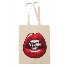 Vegan babe - Vászontáska kézitáska és bőrönd