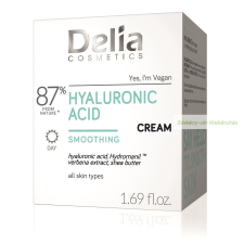 Vegán HYALURONSAV Simító nappali arckrém, 50ml arckrém