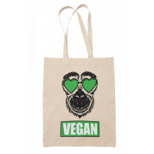 Vegan love - Vászontáska kézitáska és bőrönd