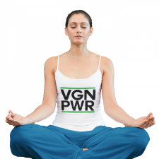  Vegan Power - Női Spagetti Top atléta, trikó