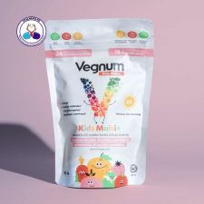 Vegnum Kids Multi+ gumivitamin vitamin és táplálékkiegészítő