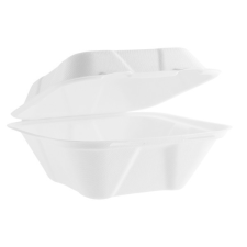 Vegware Lebomló elviteles doboz, cukornád, 18 cm, | 50 db/csomag papírárú, csomagoló és tárolóeszköz