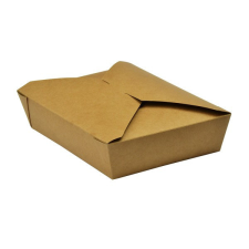 Vegware Lebomló ételtároló doboz, karton, zsírálló bevonattal, 1500ml I 280db/karton papírárú, csomagoló és tárolóeszköz
