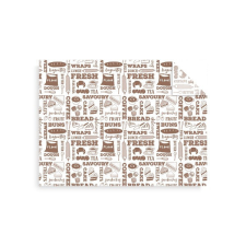 Vegware Lebomló fehér zsírpapír, Bakery, 400 x 300mm | 1000 db/karton papírárú, csomagoló és tárolóeszköz