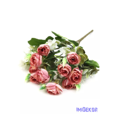  Vegyes kis csokor 32cm 334 - Fáradt Rózsaszín dekoráció