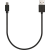 Veho VCL-001-M-20CM USB kábel USB 2.0 0,2 M USB A Micro-USB B Fekete (VCL-001-M-20CM)