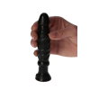  Vékony fekete anál dildó.