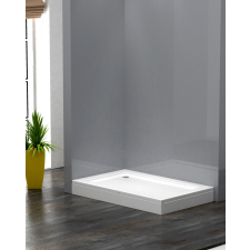VELA BANYO Hera Akril zuhanytálca 80x100x17 cm asszimetrikus kád, zuhanykabin