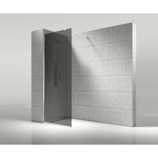VELA BANYO WALK IN Zuhanyfal, 110 cm, 8MM füstüveg, 200 cm magas kád, zuhanykabin