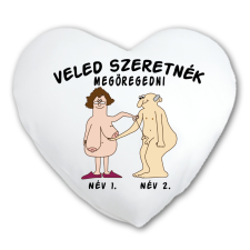 Veled szeretnék megöregedni (Névre Szóló) - Páros Párna egyedi ajándék