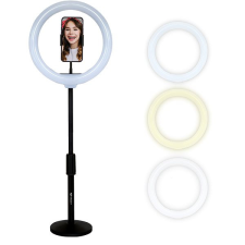 Veles-X Desktop Ring Light with Stand and Phone Holder stúdió lámpa