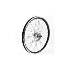 VeloGo 20-as (406 mm) hátsó kerék gyerek kerékpárba, egysebességes, kontrás aggyal, fekete kerékpár és kerékpáros felszerelés