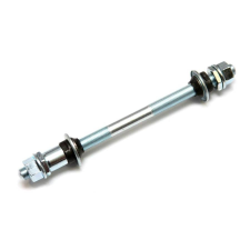 Velotech Joytech 3/8" hátsó tengely porvédős kónuszokkal és csavarokkal, 175 mm kerékpár és kerékpáros felszerelés
