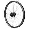 VELOX 20" első MTB kerék, Kargo Disc E-bike-hoz, alumínium, fekete, duplafalú, Shimano M475 agy, 6 furatos tárcsafék, gyorskioldó, rozsdamentes küllők (megerősített) VELOX Bicikli alkatrészek Kerékpár alkatrészek Kerékpár kerekek