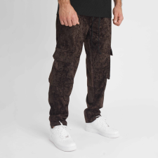  Velvet Cargo Pants - barna cargo nadrág - Méret: L férfi nadrág