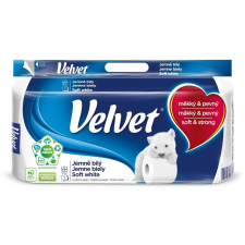 VELVET Lágy fehér 8 db (5901478999009) higiéniai papíráru