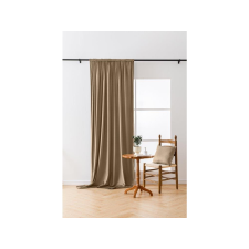 VELVET világosbarna sötétítő függöny 140x250 cm Felfüggesztés: Hullámos sínszalag lakástextília