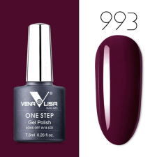  Venalisa One Step Gél lakk - Sötétlila 993 - 7,5ml lakk zselé