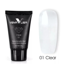 Venalisa Új Acryl Gél/Poly Gél 01 Clear/ Átlátszó 45G műköröm zselé