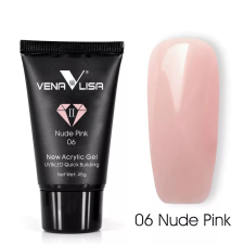 Venalisa Új Acryl Gél/Poly Gél 06 Nude Pink/ természetes Rózsaszín 45G műköröm zselé
