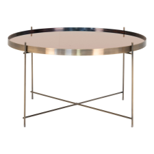 Venezia dohányzóasztal rézszínű Ø70xh40cm bútor