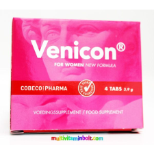 Venicon Venicon Women 4 db tabletta nőknek, vágyfokozó vágyfokozó